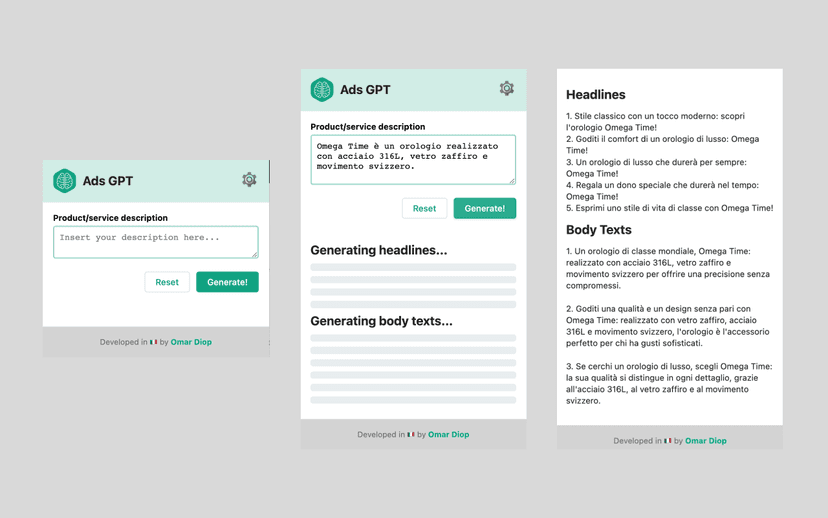 Ads GPT: un’estensione Chrome per generare annunci pubblicitari con OpenAI